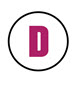 D icon