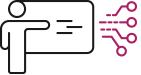 icon of a person pointing at a board