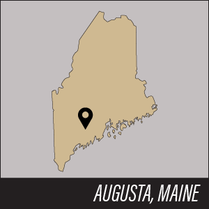 Map of Augusta, ME