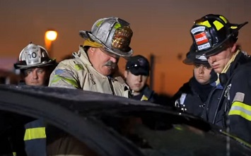team of firefighters
