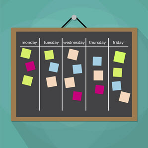 Time Management Tip 5: Establish routines for your busiest times of the day
