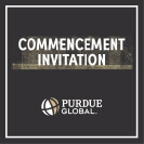 Purdue Global Graduation Invitation thumbnail