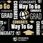 Congrats Grad Way to Go Word Cloud Digital Wallpaper