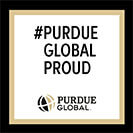 Purdue Global Graduation Write-On Sign